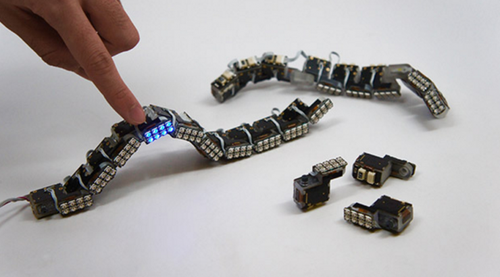 MIT 打造链式拼接的模块化机器人，能做外骨骼也是表情帝